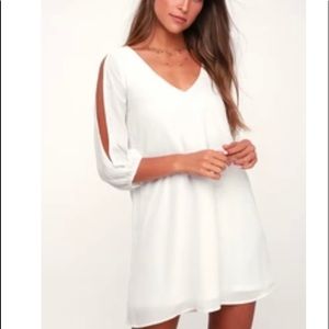 White Shift Dress - NWT!!